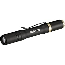 GENTOS Lexus RX-304R LED Flashlight, USB Rechargeable, Brightness 200 Lumens, Operation Time 2 Hours, Dustproof, Splash Resistant, Uses Dedicated Rechargeable Battery, ANSI Standard Compliant