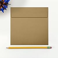Vista 190 de LUXPaper Sobres de invitación cuadrados Despegar y prensar 8 x 8 pulgadas Natural Texto de 70 libras 50