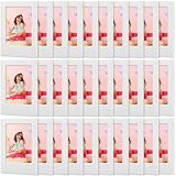 Suzile 30 Pack Mini Magnetic Picture Frames 2x3 Inch Picture Frames Small Table Picture Holder Compatible with Polaroid Fujifilm Instax Film Photos for Fridge Table Locker Whiteboard (White)