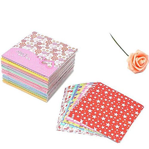 Weimay Carta per Origami，72 Fogli Carta Origami