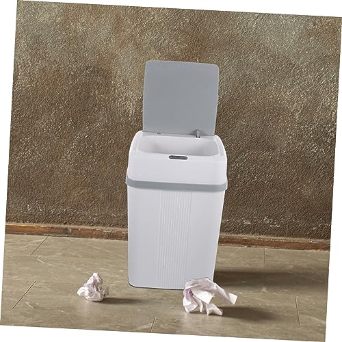Tacho de basura plástico rectangular con sensor automático miniatura 6