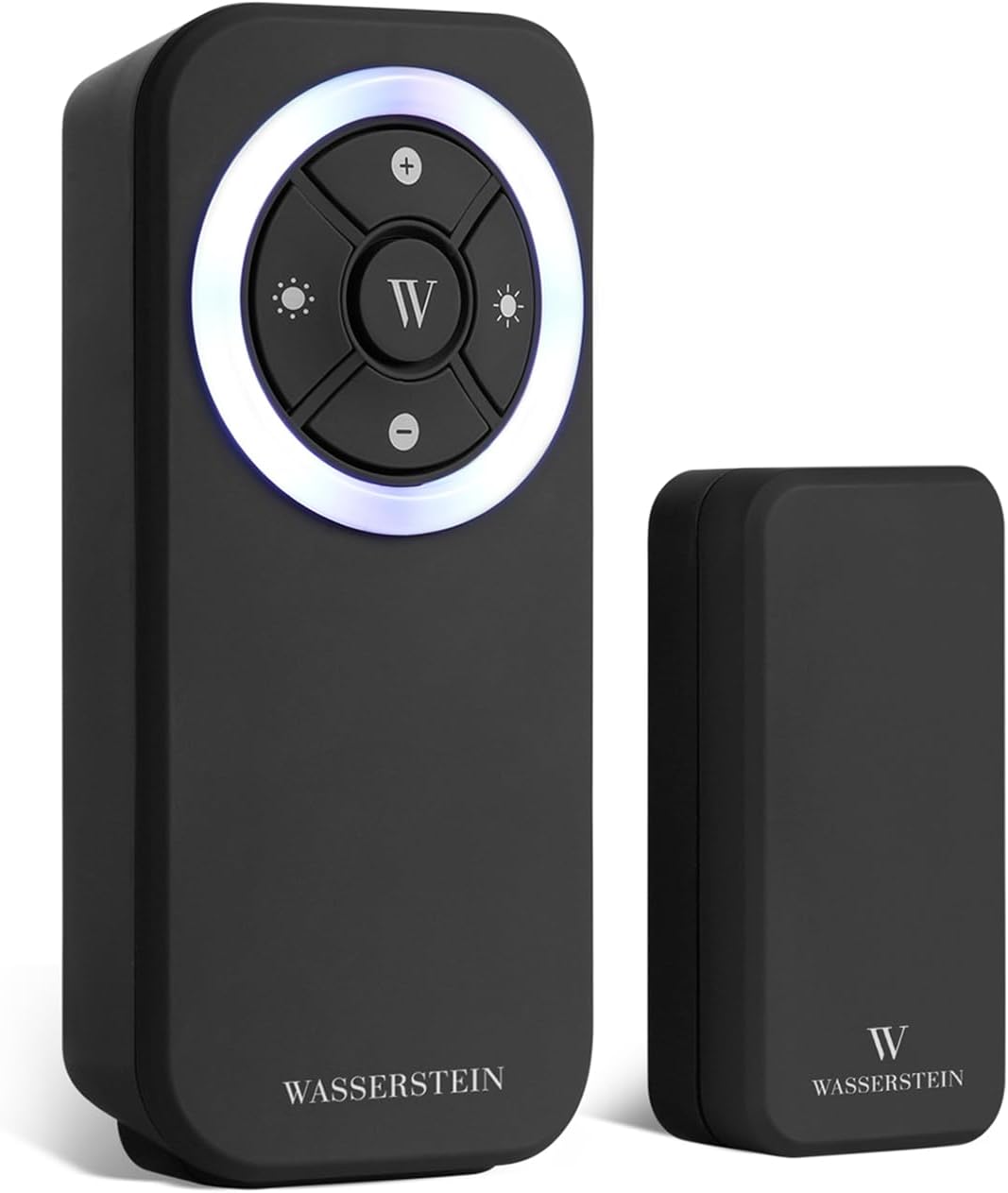 Wasserstein Doorbell Chime Compatible with Blink Video Doorbell (1st Gen & 2nd Gen) - Complete Blink Doorbell Chime Kit - Wired Transmitter with Doorbell Receiver (1-Pack, Black)