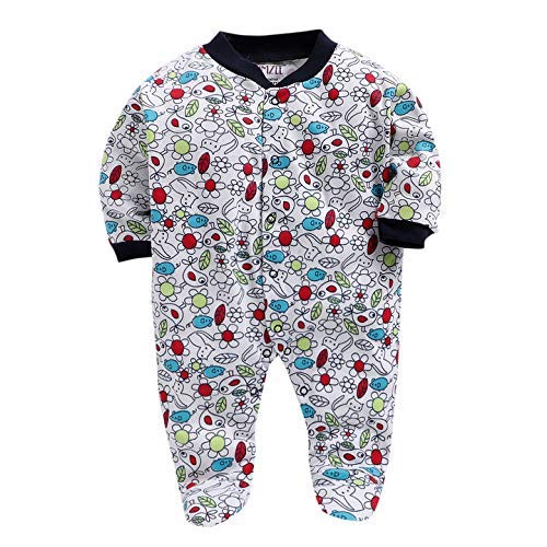 EIO-New-Born-Baby-Multi-Color-Long-Sleeve-Cotton-Sleep-Suit-Romper-for-Boys-and-Girls-Set-of-3 EIO® 100% Cotton Rompers/Sleepsuits/Jumpsuit/Night Suits for Newborn Baby Boys & Girls Pack of 3