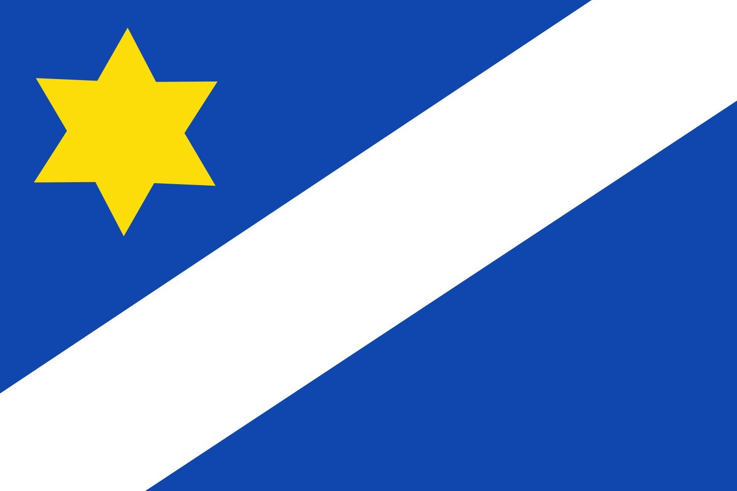 Drapeau Metslawier grand pavillon de village frison pour mât extérieur