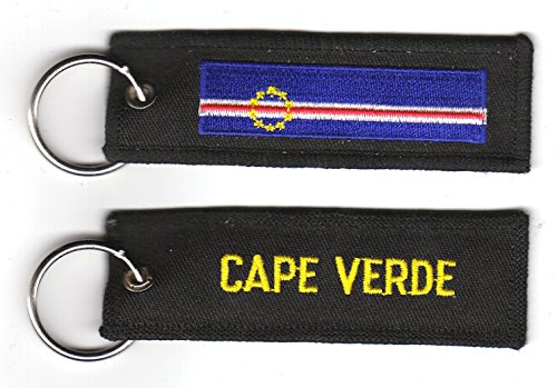 Preisvergleich Produktbild Schlüsselanhänger Kap Verde Anhänger Fahne Flagge NEU