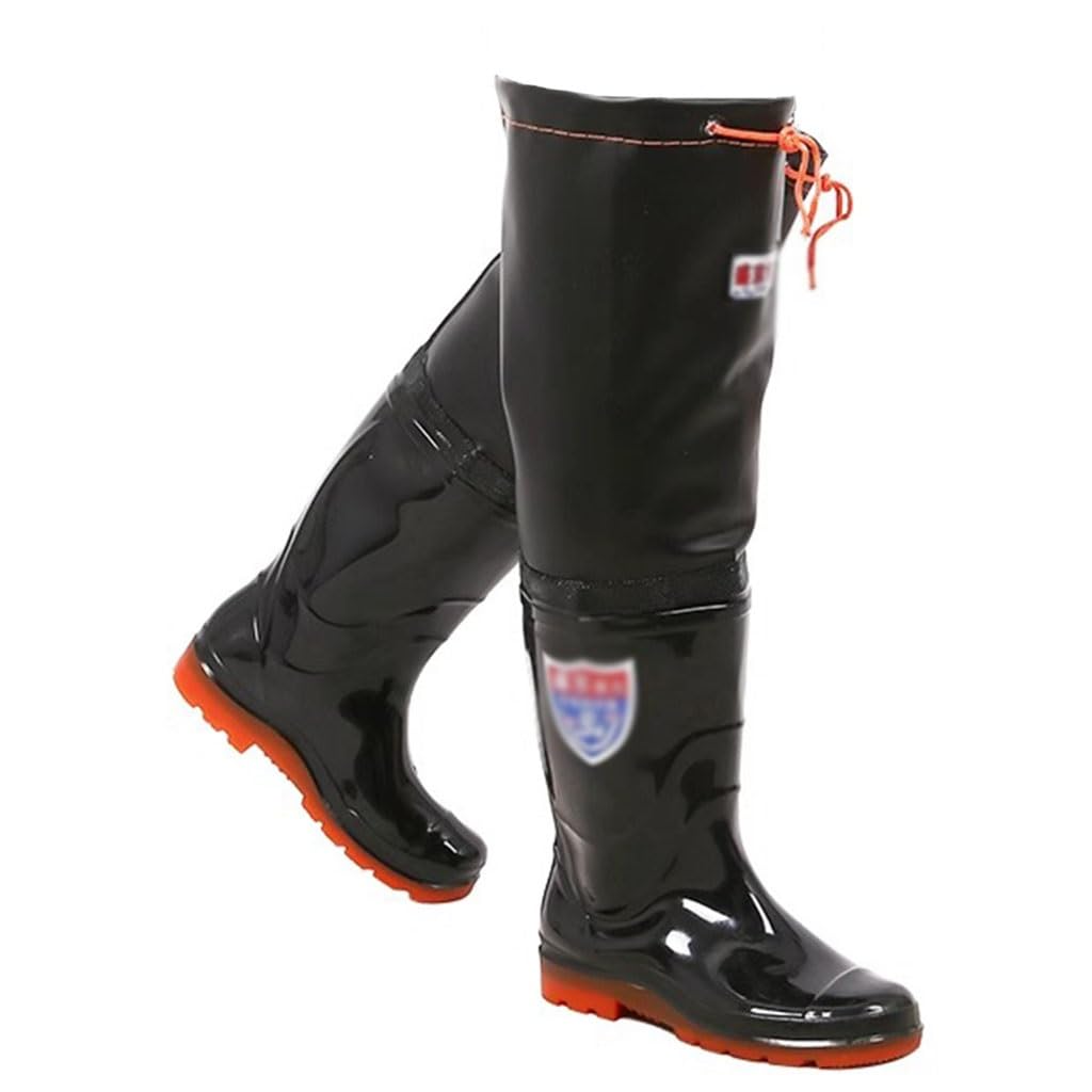 IBOWZ Vadeadores de Pesca Botas de Pesca con Suela Oxford Gruesa y vadeadores de Cadera, 60 cm, para Hombres y Mujeres, para Pesca, cría y exploración al Aire Libre