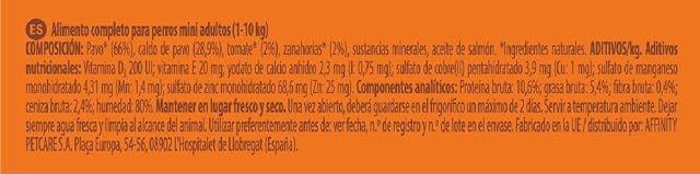 Foto 6 de 7 de Nature's Variety Original No Grain - Paté para Perros Adultos Mini con Pavo - Caja 8 x 150 g