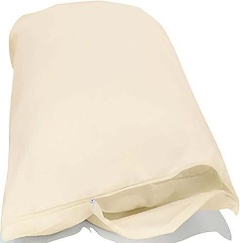 Miniatura 2 de National Allergy Protectores de almohada de 100 % algodón orgánico de alta calidad con cremallera, tamaño King, certificado GOTS, funda