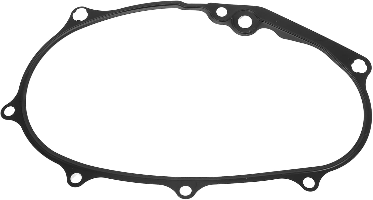 1 Pcs Car Engine Timing Cover Gasket Set for Audi A3 Base 2.0L L4 - Gas 2006-2008 Chain Case Cover Gasket No.06D103121B Black Metal