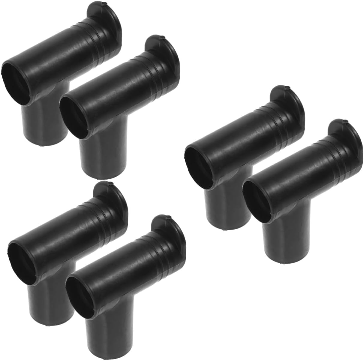 LABRIMP 6pcs Right Angle Clothes Rack Joints Clothes Drying Rack Connectors Tool Installation Fit for Garment Creative Design for Home Organization