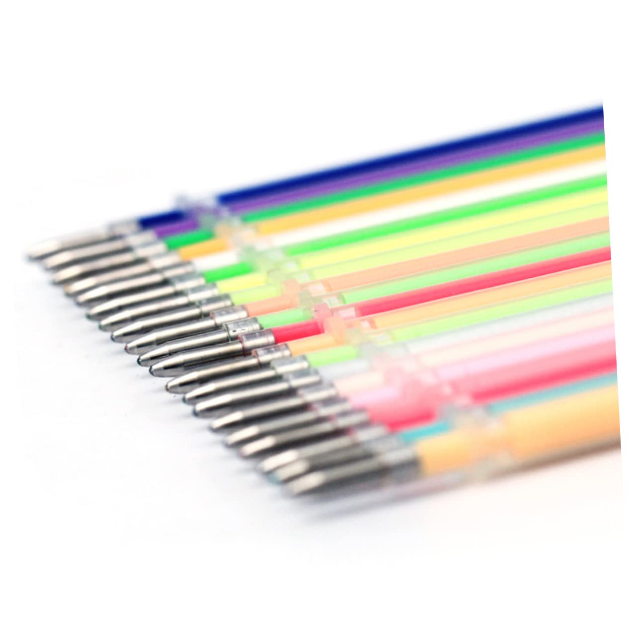 SHINEOFI 300pièces Recharges De Stylos Gel Colorés Pour Doodle Scrapbooking Et Dessin Fournitures De Bureau Multicolores