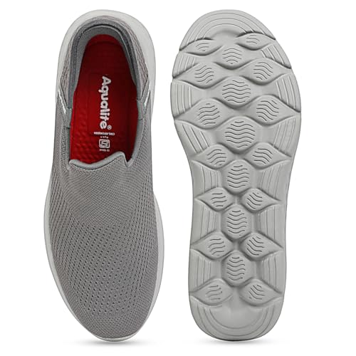 Image of Aqualite Casual Shoes for Men | Lightweight Breathable Shoes for Man Casual | Comfortable Mens Casual Shoes | Stylish Mesh Slip-On Men Casual Shoes with Foam & EVA Sole Size 6-10-