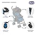 Chicco Echo - Silla de paseo, ligera y compacta, soporta hasta 22kg,...