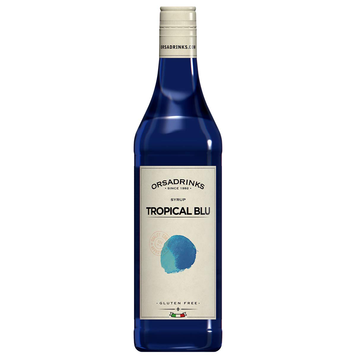 ODK Tropical Blu Syrup | Cocktails, Coffee, Iced Tea, Cooking, Baking and Desserts, 75cl