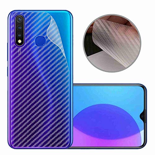 Image of Compatible with Vivo U3 Back Screen Protective Film Carbon Fiber Skin Transparent Screen Guard Sticker