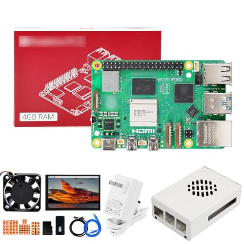 Image of Yahboom Pi 5 4GB Starter Kit with 27W 5.1V /5A Power Adapter Heat Sink 10inch IPS Display and Metal Case User Manual (Pi5 4GB, 10-in Screen Kit)
