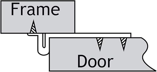 Miniatura 3 de Hickory Hardware VP244-OBH Bisagra de gabinete de colección de cierre automático con superficie de superposición variable, aplicación de marco