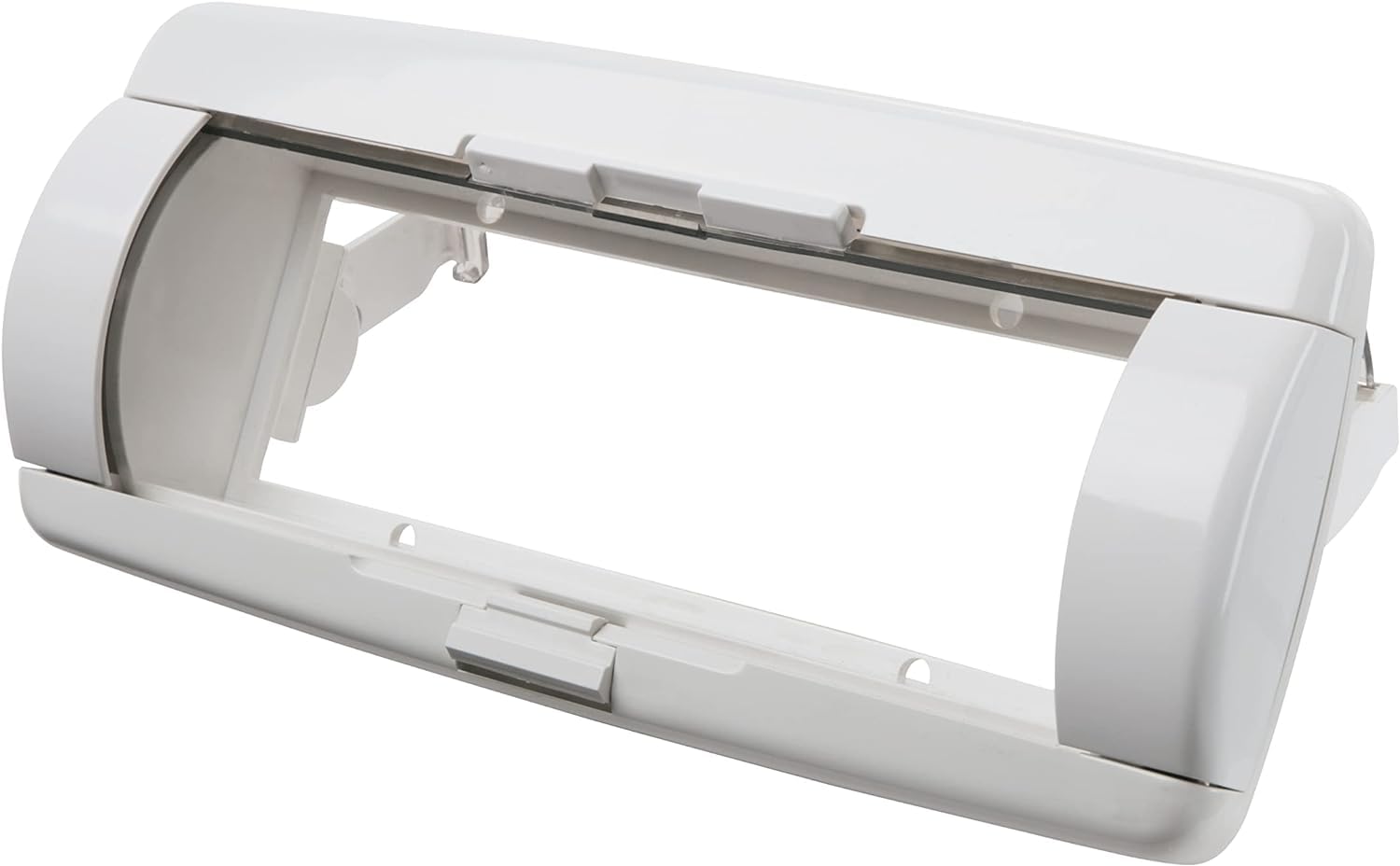 Universal Stereo Radio Waterproof Marine Cover with Automatic Door, White