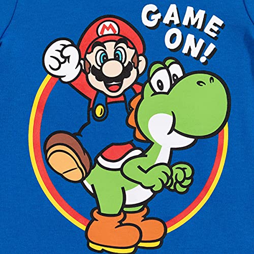 Super Mario Mario Yoshi Baby Boys One-Piece Romper & Sunhat Set Blue/Red 6-9 Months #TOP3