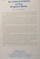 An Interpretation of the English Bible B0007DWVBQ Book Cover