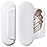 AGIKET Silicone Makeup Brush Holder Travel Cosmetic BagSoft Portable Cosmetic Face Brushes Holder with Upgrade Anti-Fall Out Magnetic Closure, Large Travel Makeup Brush Case - White