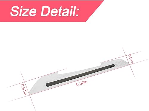 Miniatura 2 de Protector contra arañazos de automóvil, 2 calcomanías reflectantes de advertencia para manija de puerta de automóvil, espejo retrovisor lateral,