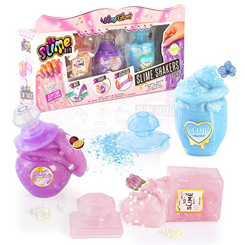 SO DIY- Slime'Glam DIY Set om zelf te maken, 3 shaker-parfums, SSC 090
