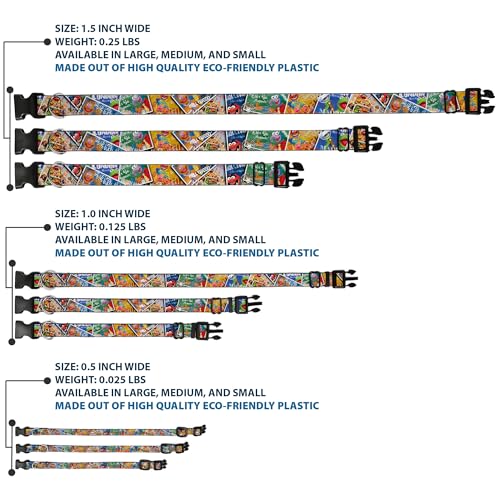 Collar de plástico Buckle Down con clip y sellos apiladas de los Teleñecos para mascotas 4