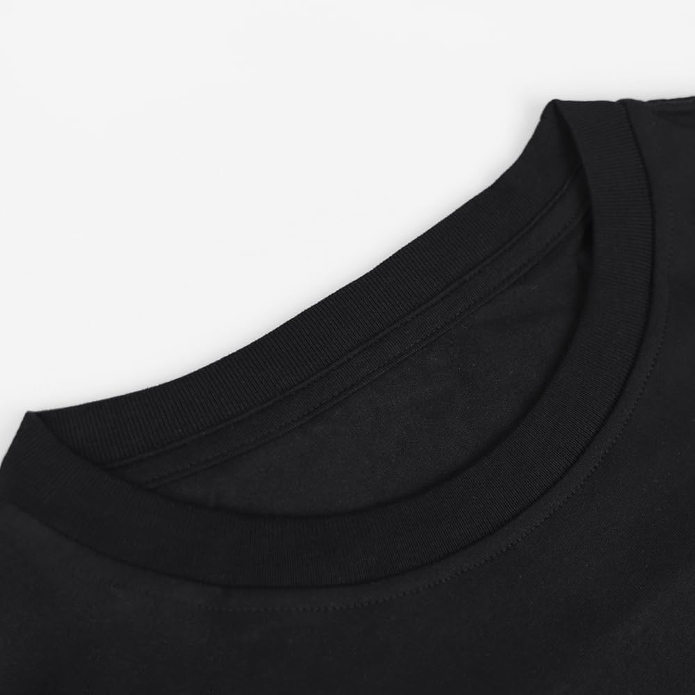 Womens Athletic T-Shirt Oversize Loose Short Sleeve Workout Graphic Yoga Top - Image 3