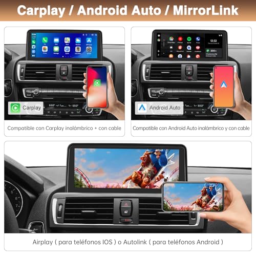Pantalla inalámbrica 10.25 pulgadas para BMW Serie 1 y 2 miniatura 4