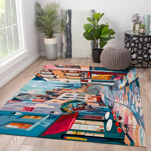 Tapis de cuisine artistique 120x180 cm lavable idéal pour sublimer votre intérieur