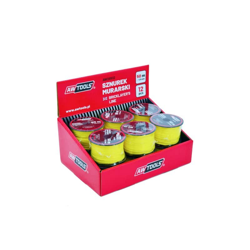 AW Tools Corda da muratura 100 m / 1,5 mm / 12 pz.
