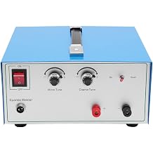 Pulse Arc Welder Jewelry Spot Welding Machine 390W, Micro Welder for Gold Silver Platinum with Foot Pedal, 0.004-0.04in Output, Blue 10x10x5 Inch