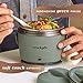 Crock-Pot Portable Electric Lunch Box 20-Ounce Food Warmer Moonshine Green | Ideal for Travel On-the-Go | Keeps Food Spill-Free Warm & Tasty | Dishwasher-Safe