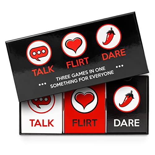 Talk Flirt Dare Couples Card Game, Date Night Conversation Cards for Adults by ARTAGIA - Used condition - US$18.71