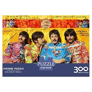 Lot de 300 puzzles The Beatles pour garçons et filles – Jouets amusants célèbres groupes – Jeu de puzzle facile pour l’entraînement du cerveau – Soulage le stress – Cadeau de fête (40 x 28 cm) - Les Beatles, Paul McCartney, John Lennon, RIngo Starr, George Harrison Lot de 300 puzzles The Beatles pour garçons et filles - Jouets amusants célèbres groupes - Jeu de puzzle facile pour l'entraînement du cerveau - Soulage le stress - Cadeau de fête (40 x 28 cm) – Image 2