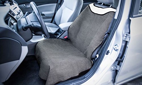 Ikosora 1PCS Sweat Towel Car Non-Slip Seat Cover,Waterproof Sweat Towel Front Seat Cover