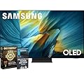 Samsung 77 inch OLED 4K S95F Smart TV (2025) Vision AI, OLED HDR Pro, Glare-Free Bundle with CPS Exclusive 1-Year Protection & Deco Gear Complete Home Theater Beginner's Guidebook