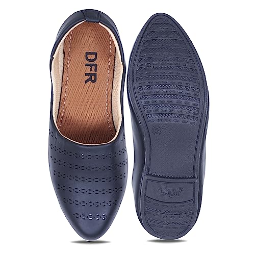 Image of DFR Men's Ethnic Juttis Mojaris & Casual Shoes Loafers