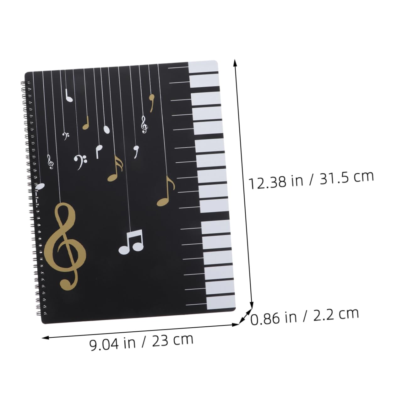 JOINPAYA Sheet Music Folder A4 Paper Folder for Music Pp Material Binder Easy to Use Document Organizer
