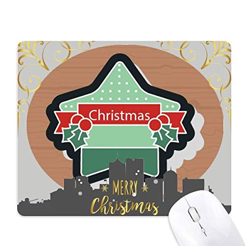 Tapis de souris de Noël en caoutchouc pour éviter les glissements et décorer votre bureau