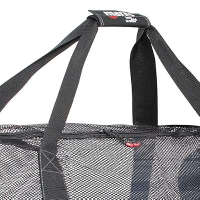 Mares Cruise Mesh Scuba Diving Gear Compact Self-Draining Foldable Travel Duffel-Style Bag, 37.5x15x15