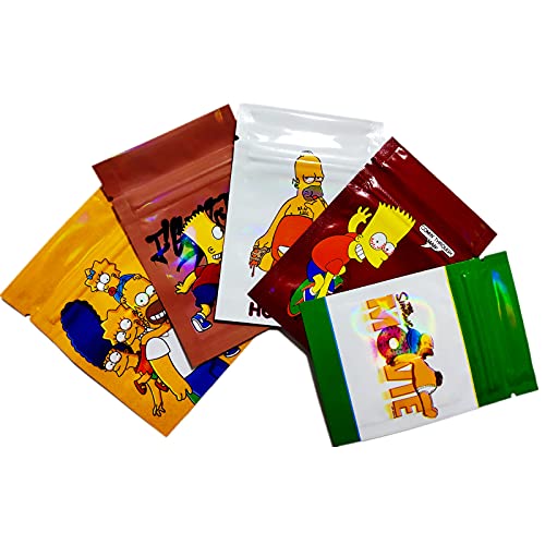 BMHOUDING 100 Bags of Deodorant Polyester Film Bags, Resealable Bags Mylar Bags,Aluminum Foil Bags 2.36 x 3.15 inches (6 x 8 cm) (X1)