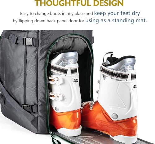 Image of Unigear Ski Boot Bag Backpack for Helmet 50L /70L, Goggles, Gloves, Skis, Snowboard & Accessories