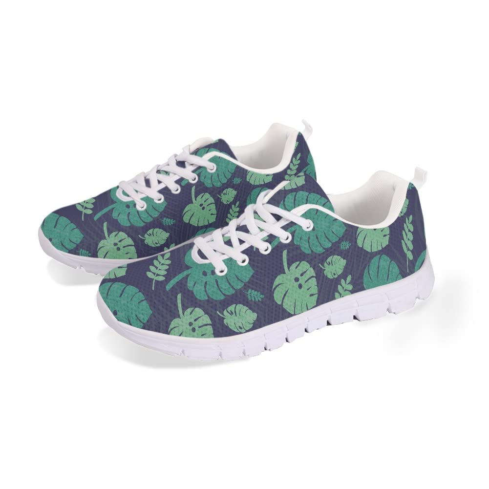 Amzbeauty Zapatos de correr de malla con diseño de Hawaii para hombre, para hombre, informales, para caminar, 6-13UK, Selva, 39 1/3 EU