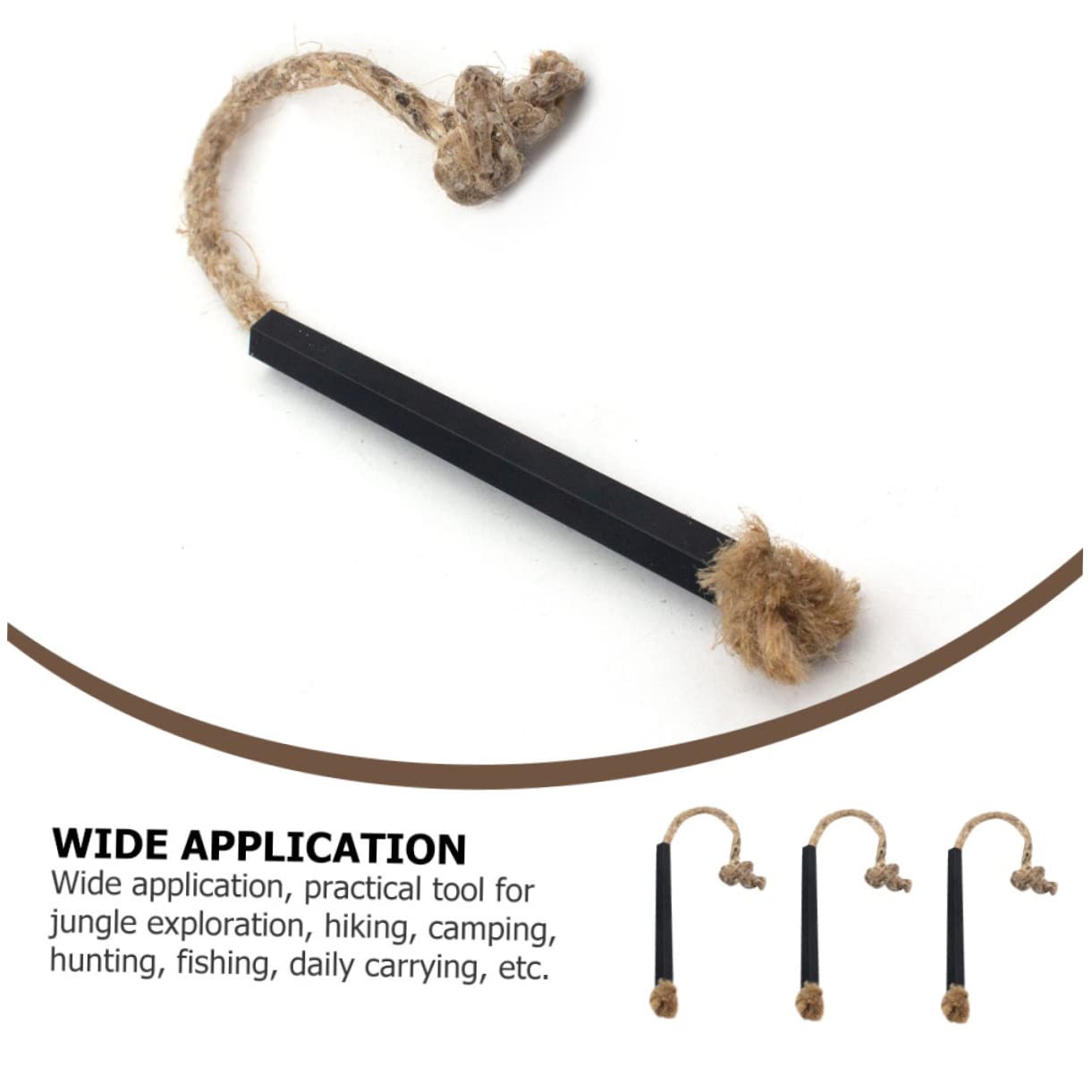 INOOMP 18pièces Corde Allumage De Survie Tube Cordes De Camping Pratiques pour Usage Extérieur Résistantes Aux Intempéries Et Légères