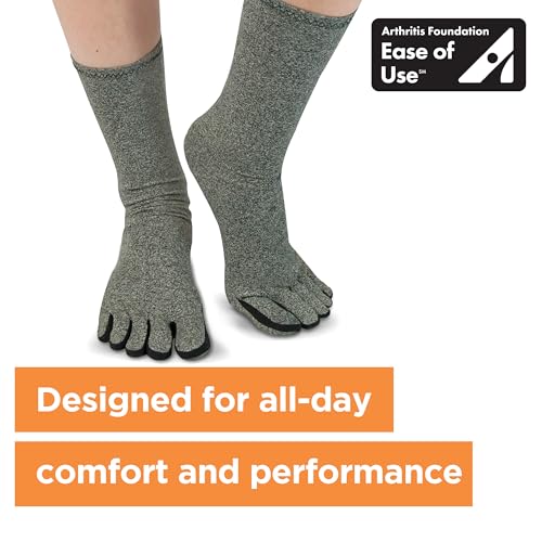 Image of IMAK Brownmed Compression Arthritis Socks, Circulation Support, Large