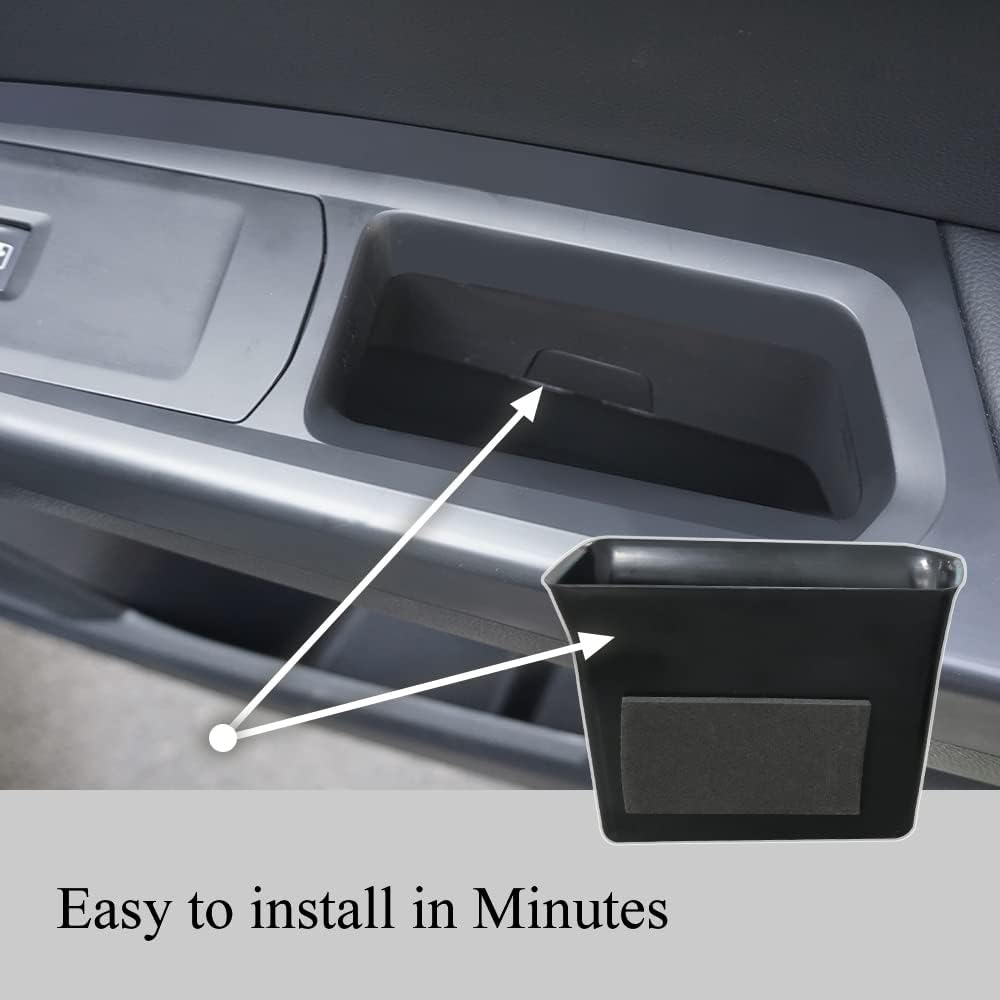 Door Organizer Storage Tray Fit VW Atlas 2018-2023 Atlas Cross Sport image 5