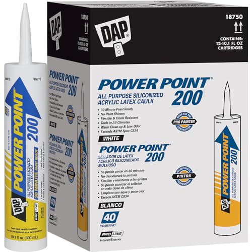 Colorfast Siliconized-Acrylic Caulking - Sanded Mapei Colors - 10.3 fl oz (Oatmeal #5223)