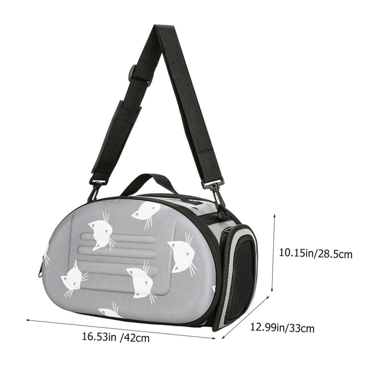 minkissy Atmungsaktiver Faltbarer Katzen Kleintier-trage-Rucksack Mit Verstellbarem Schultergurt Ergonomisches Design Praktischer Outdoor-tiertransport Für Spaziergänge Reisen Und Alltag